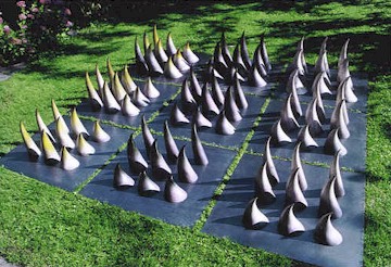 Maria Eitle  Installation "Die Herde" 1994
