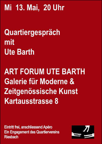 Quartiergesprch Ute Barth - Quartierverein Riesbach / Zrich Seefeld